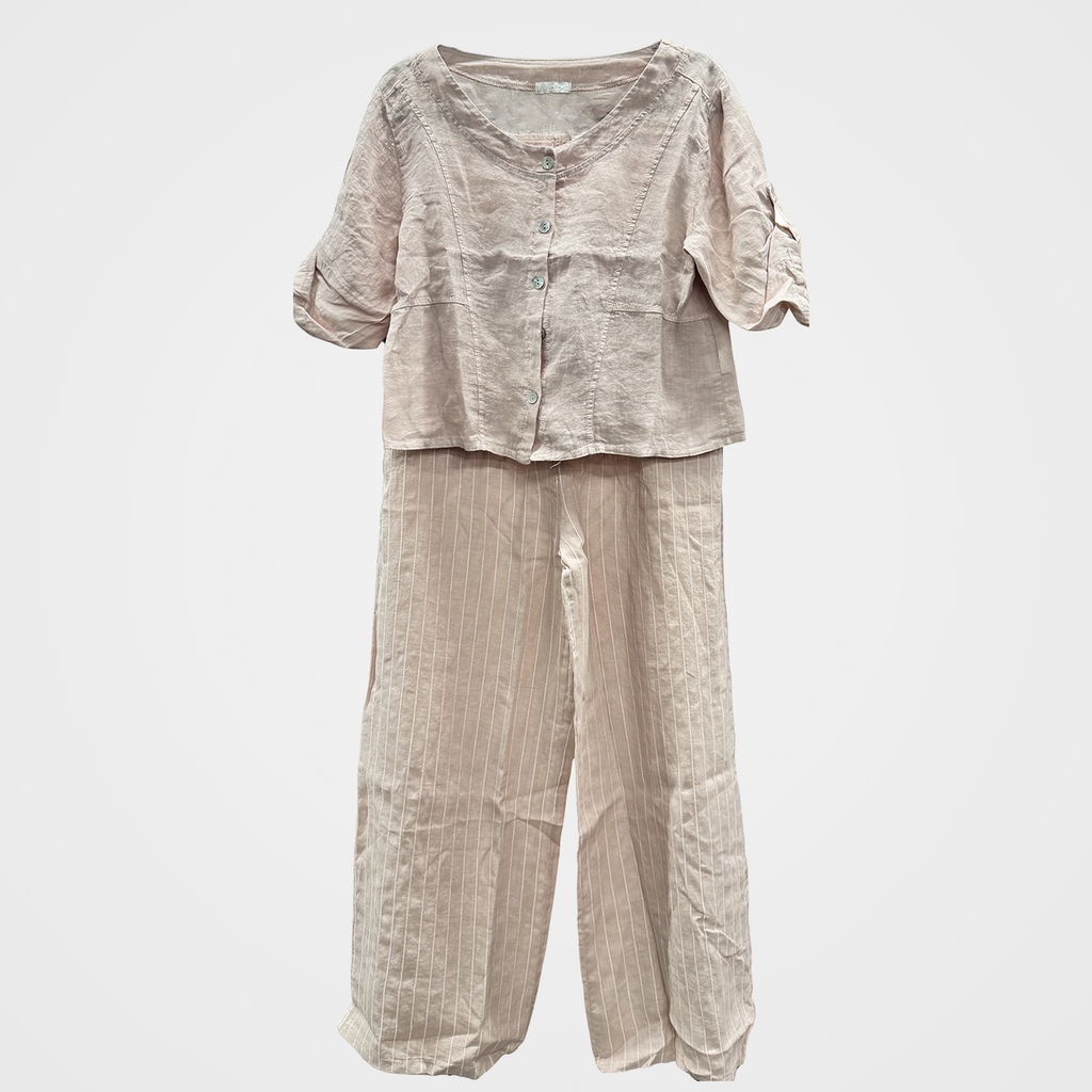 100% Linen Top in Four Colors