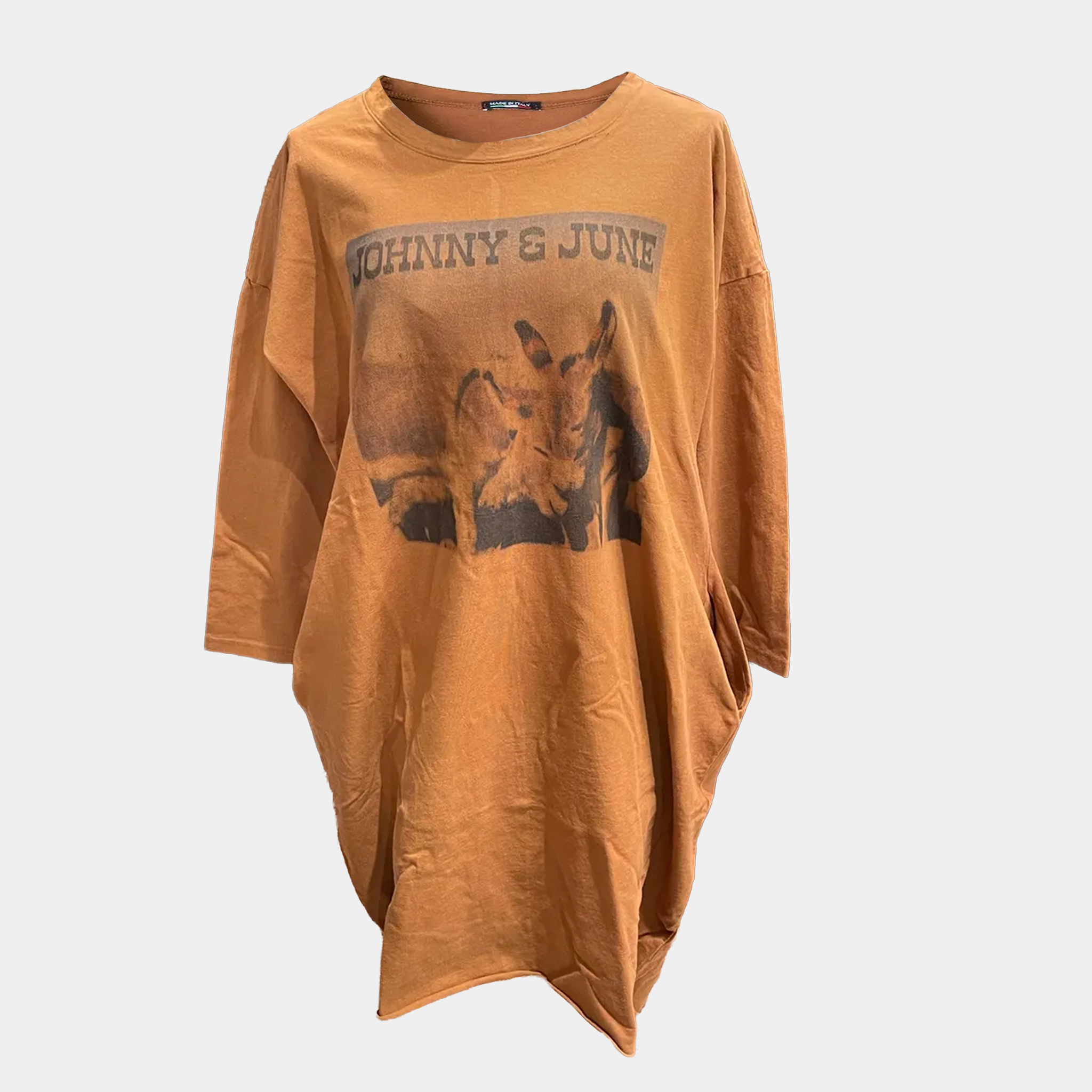 T-Shirt Dress with Johnny & June (Donkeys)