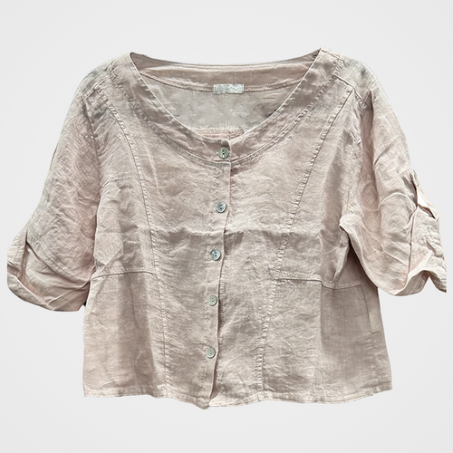 100% Linen Top in Four Colors