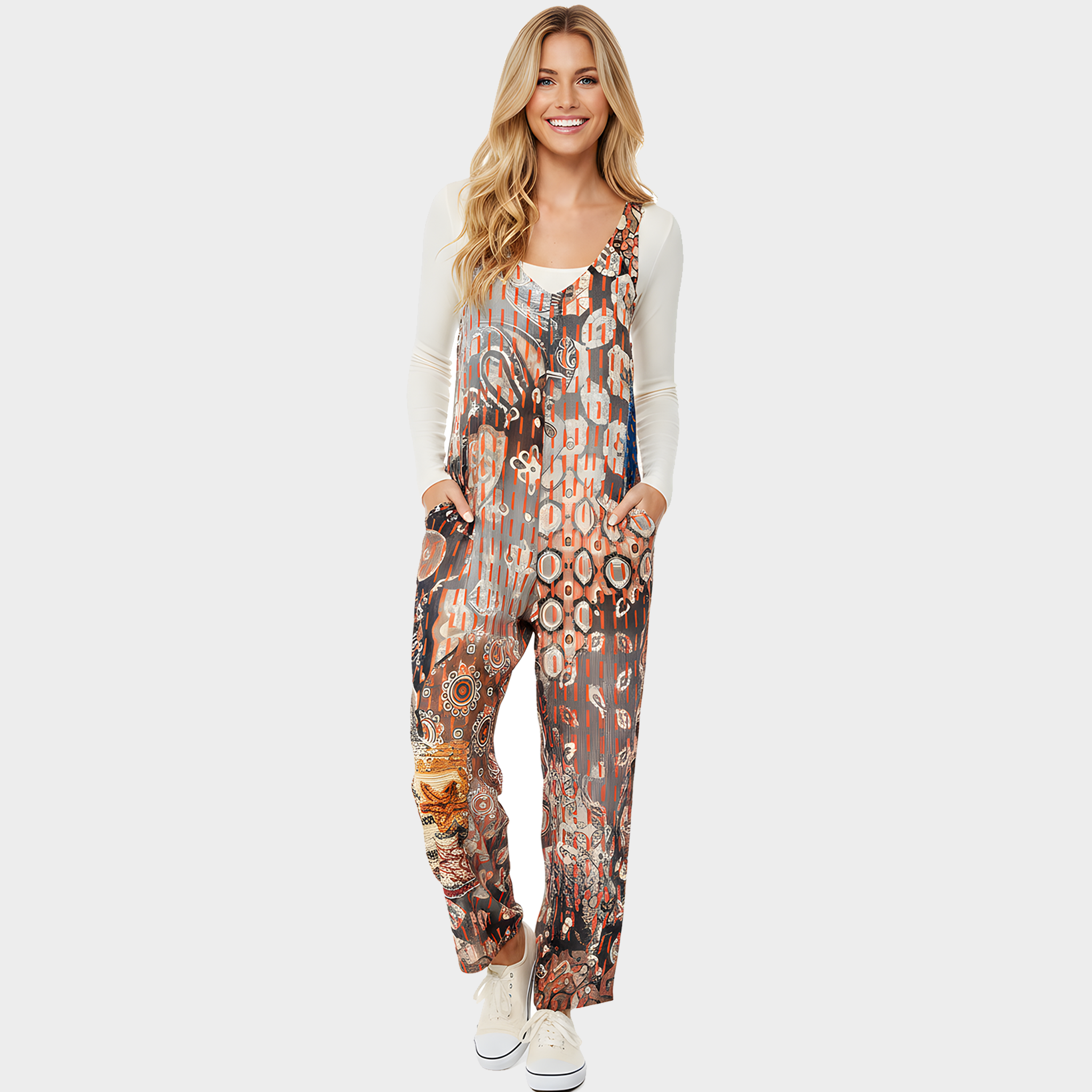 Kantha Print Jumpsuit