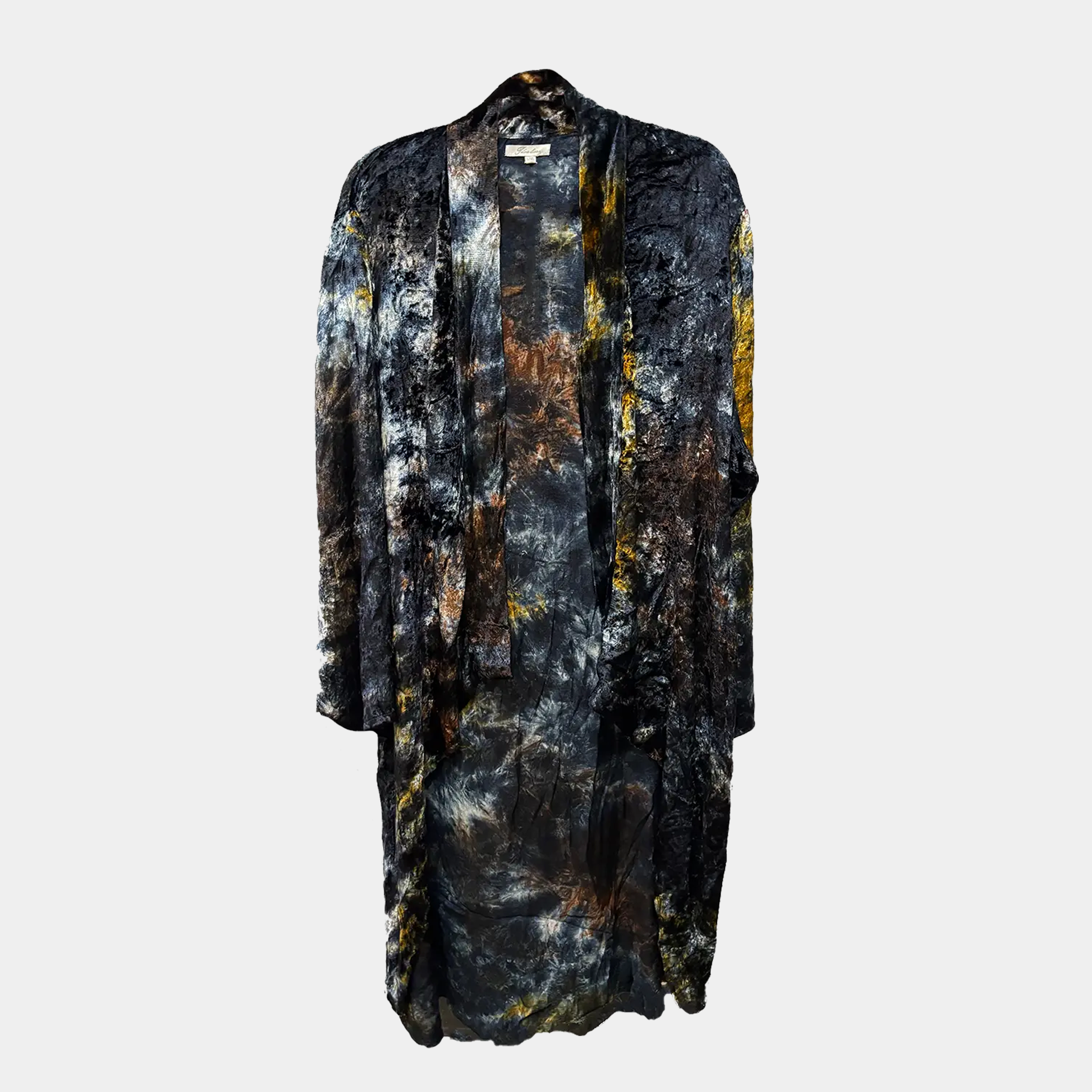 Velvet Tie Dye Duster in Two Color Options