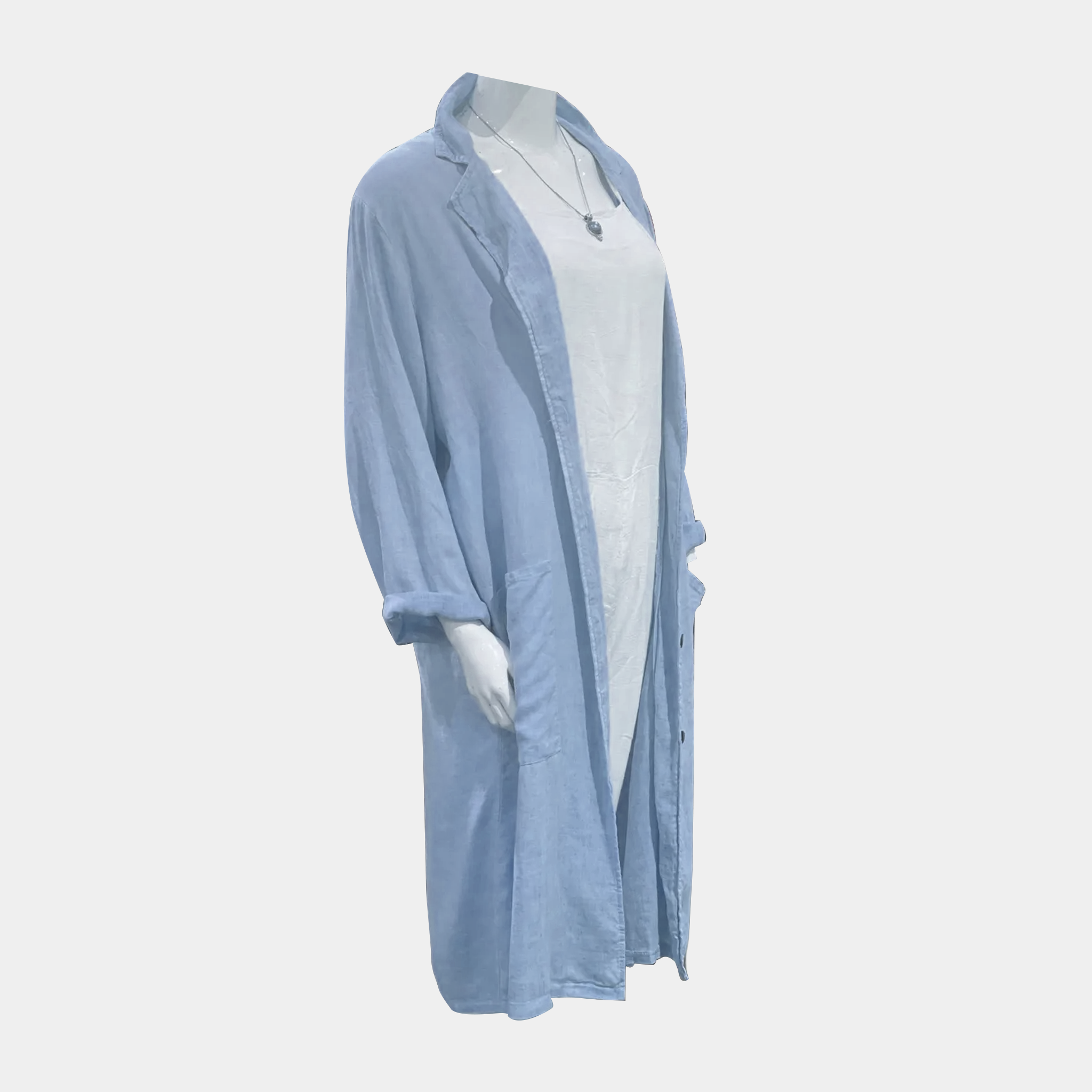 Duster/Cover Up/Button Up in Linen