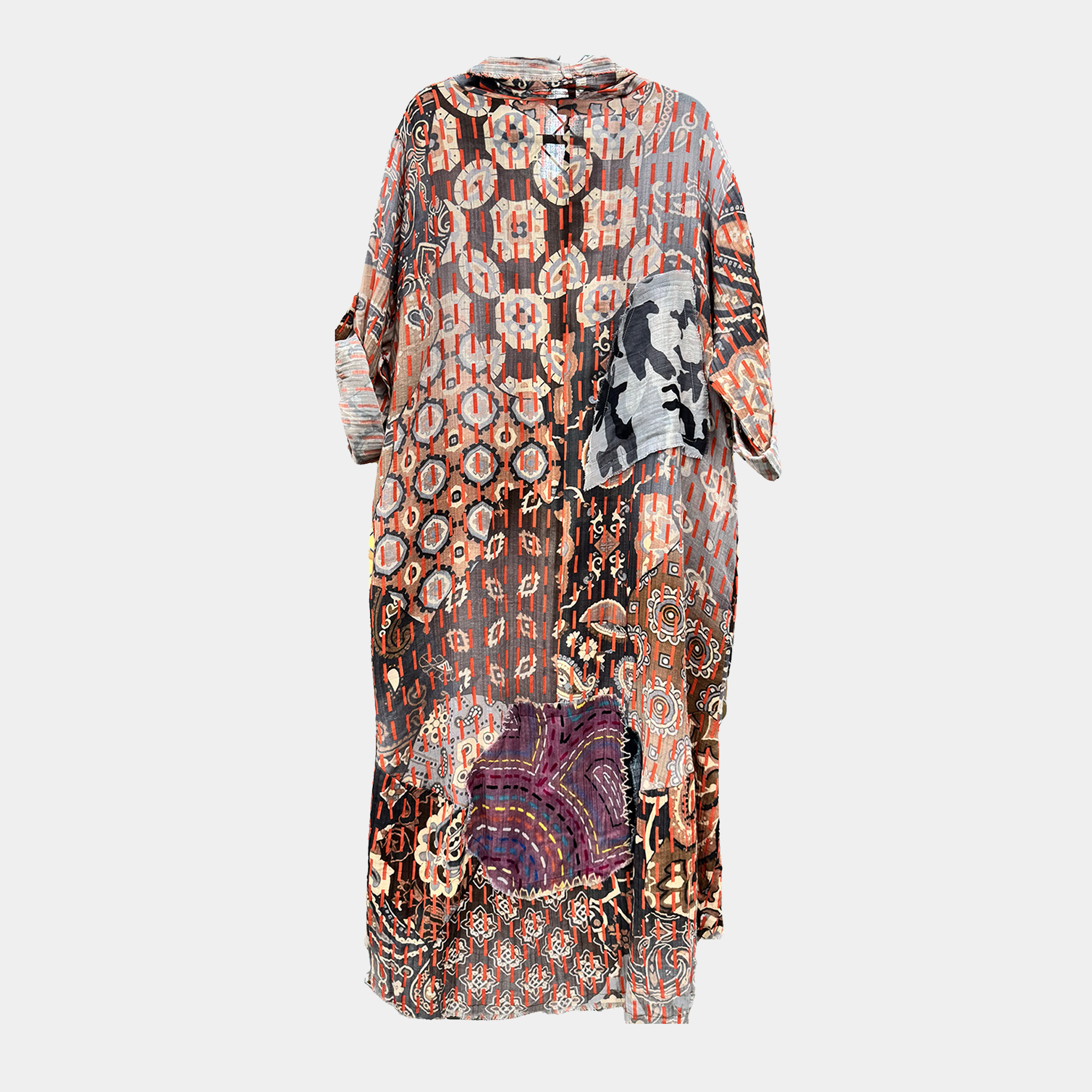 Kantha Print Duster