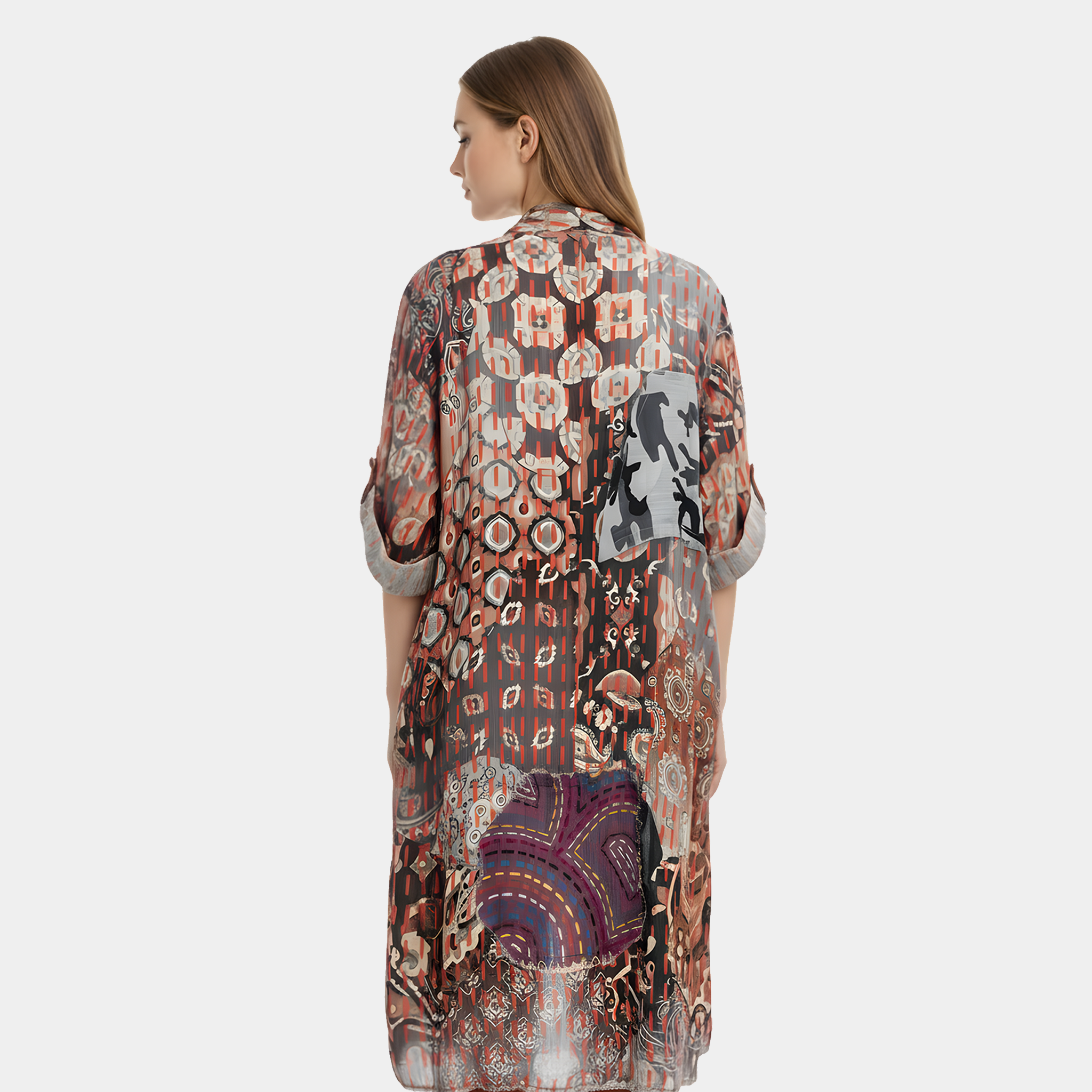 Kantha Print Duster