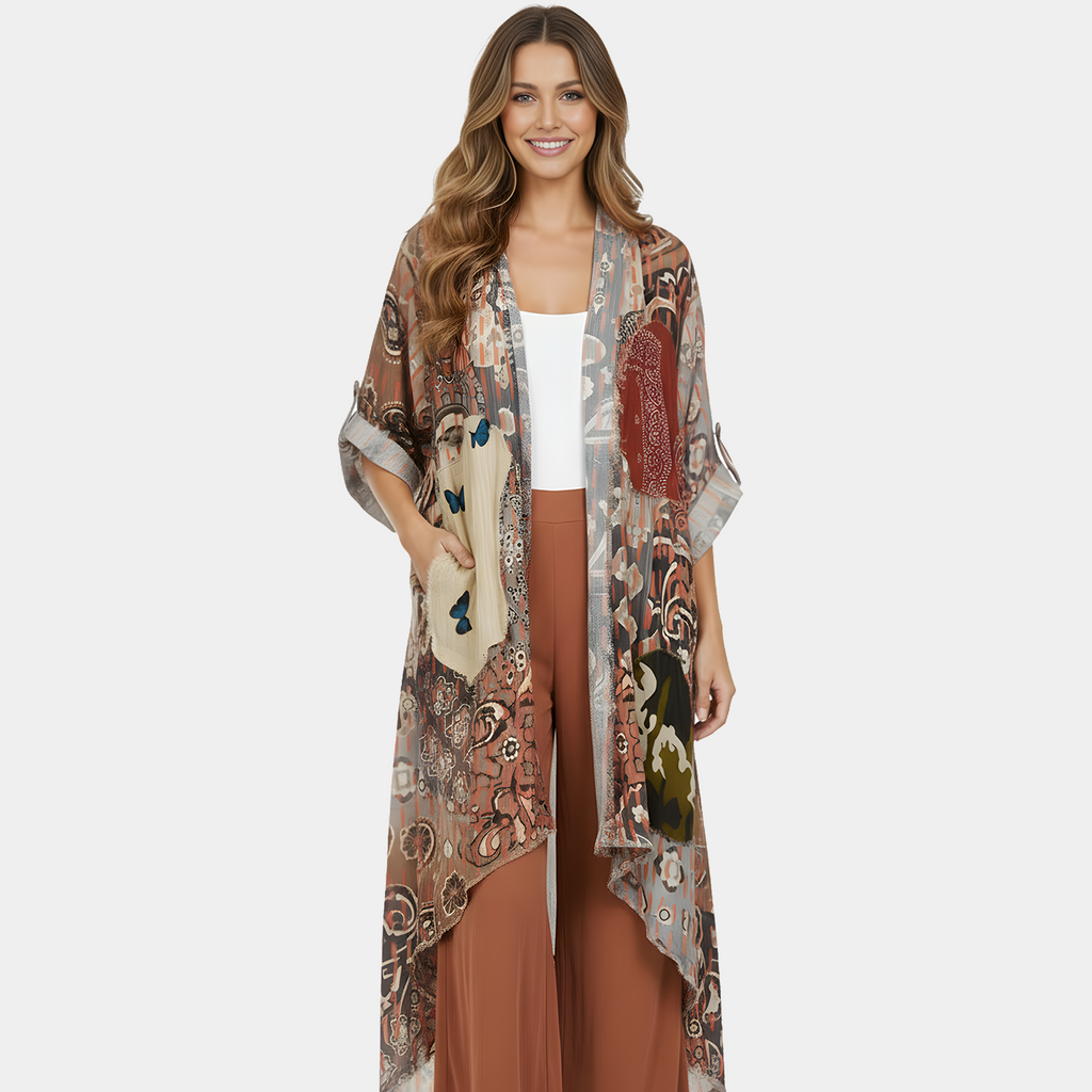 Kantha Print Duster
