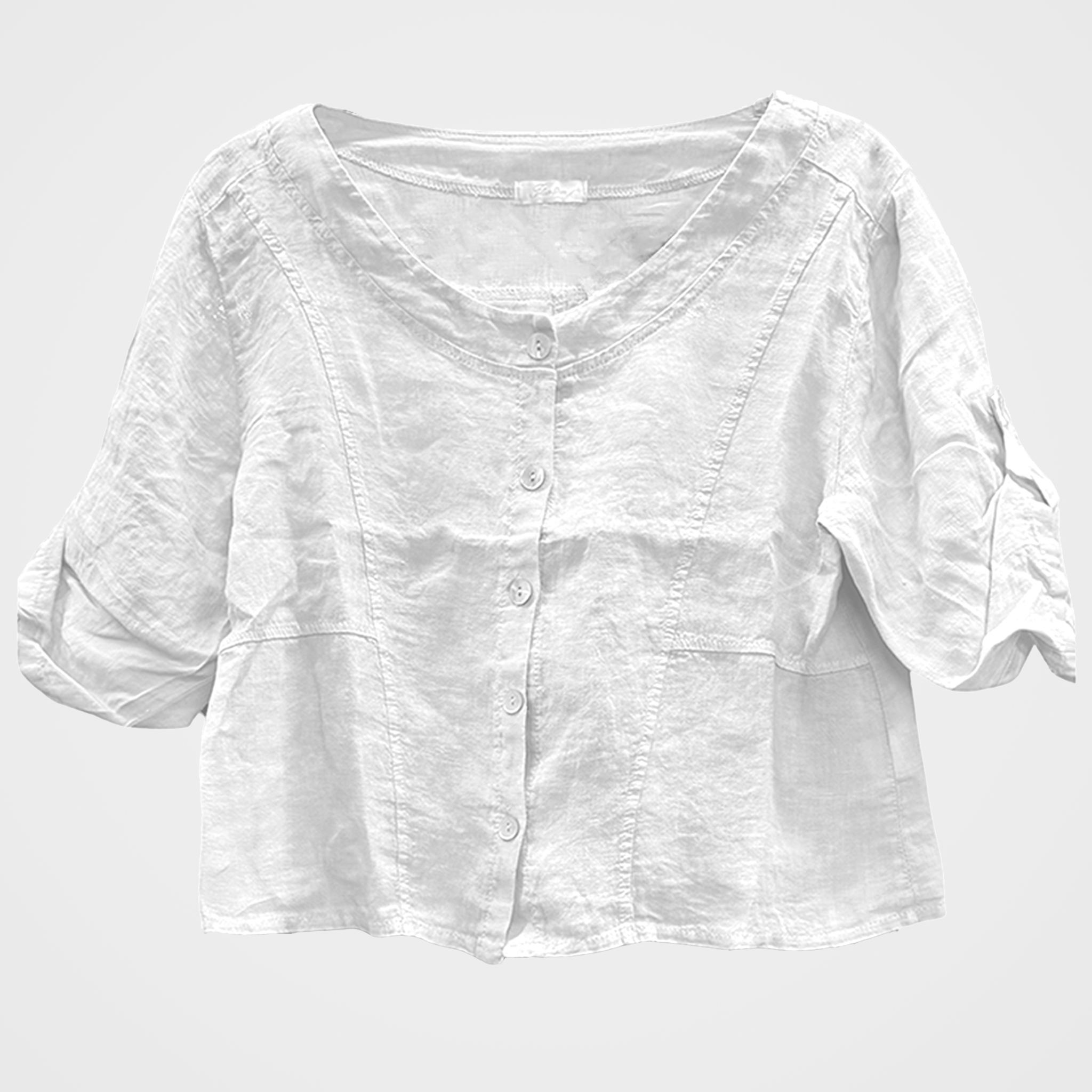 100% Linen Top in Four Colors
