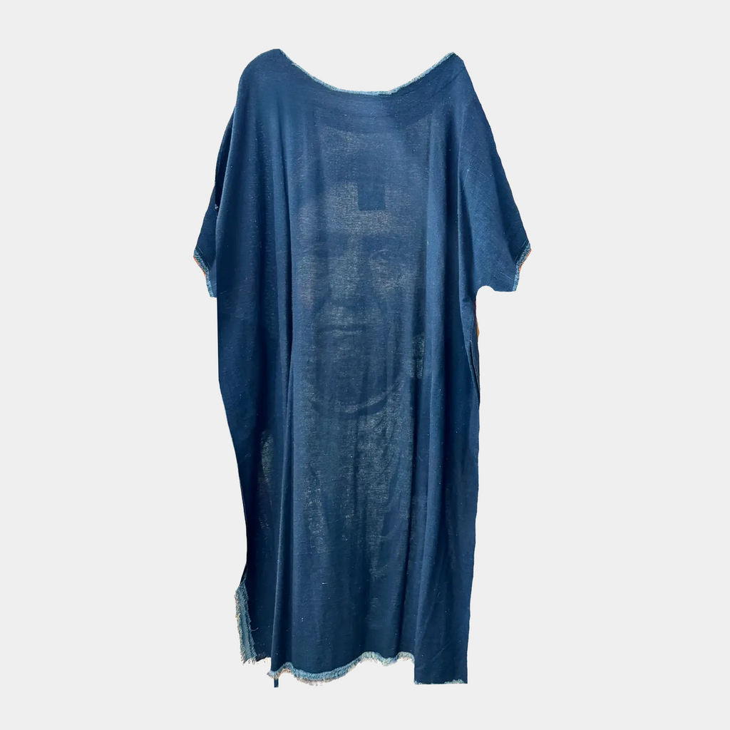 Kaftan Tunic Dress with Chief Joseph Faded Print