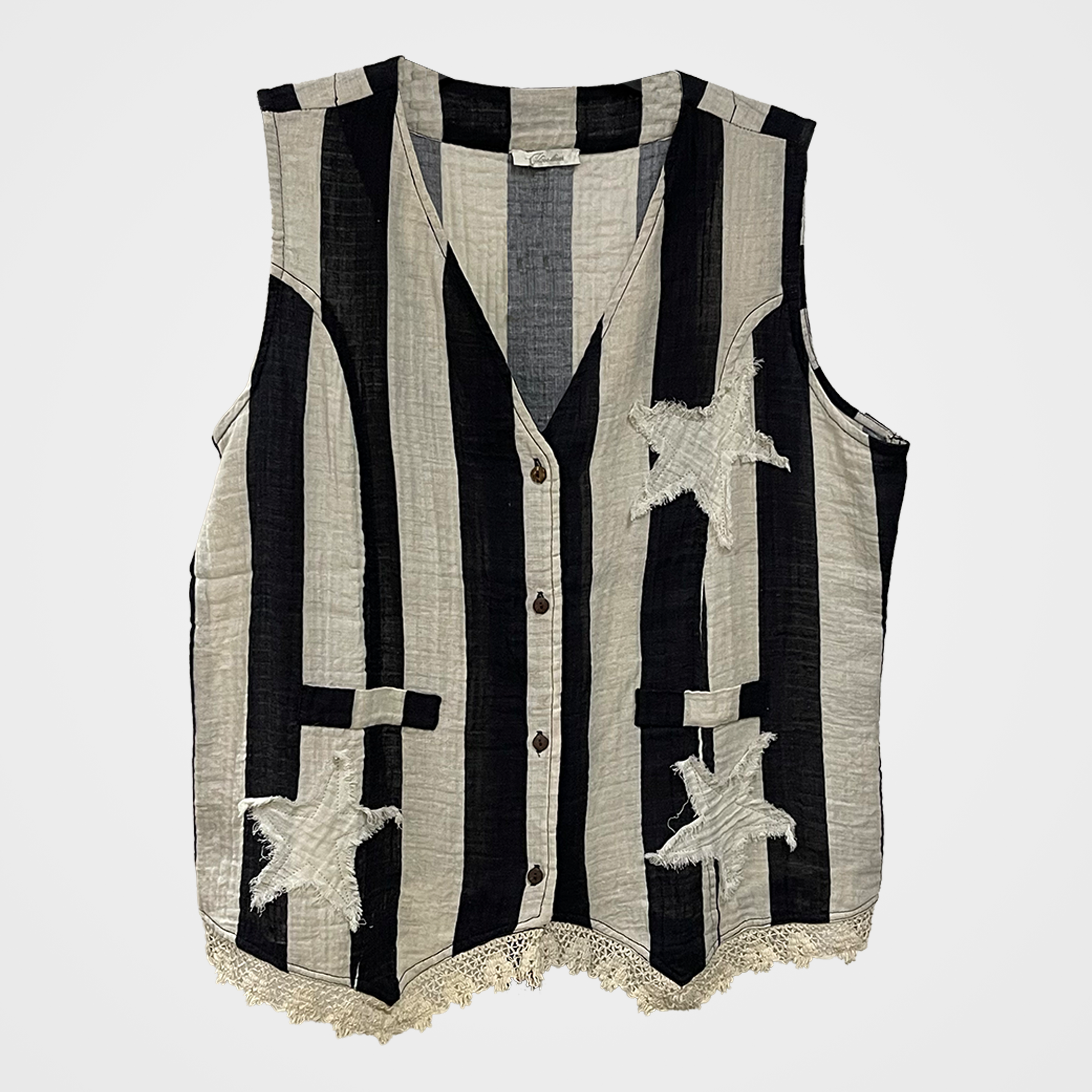 Sleeveless Stars and Stripes Blouse | $44 Each