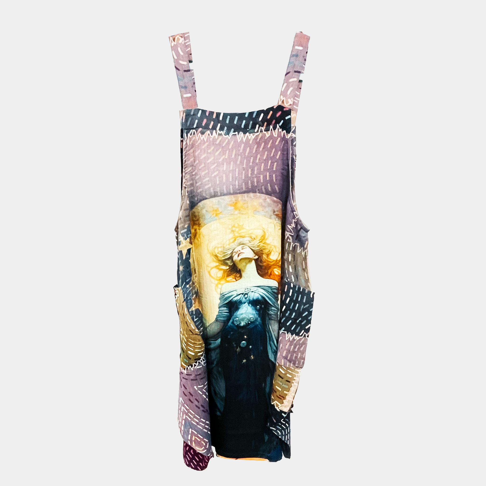 Celestial Goddess Patchwork Cotton Jumper | $45 Each