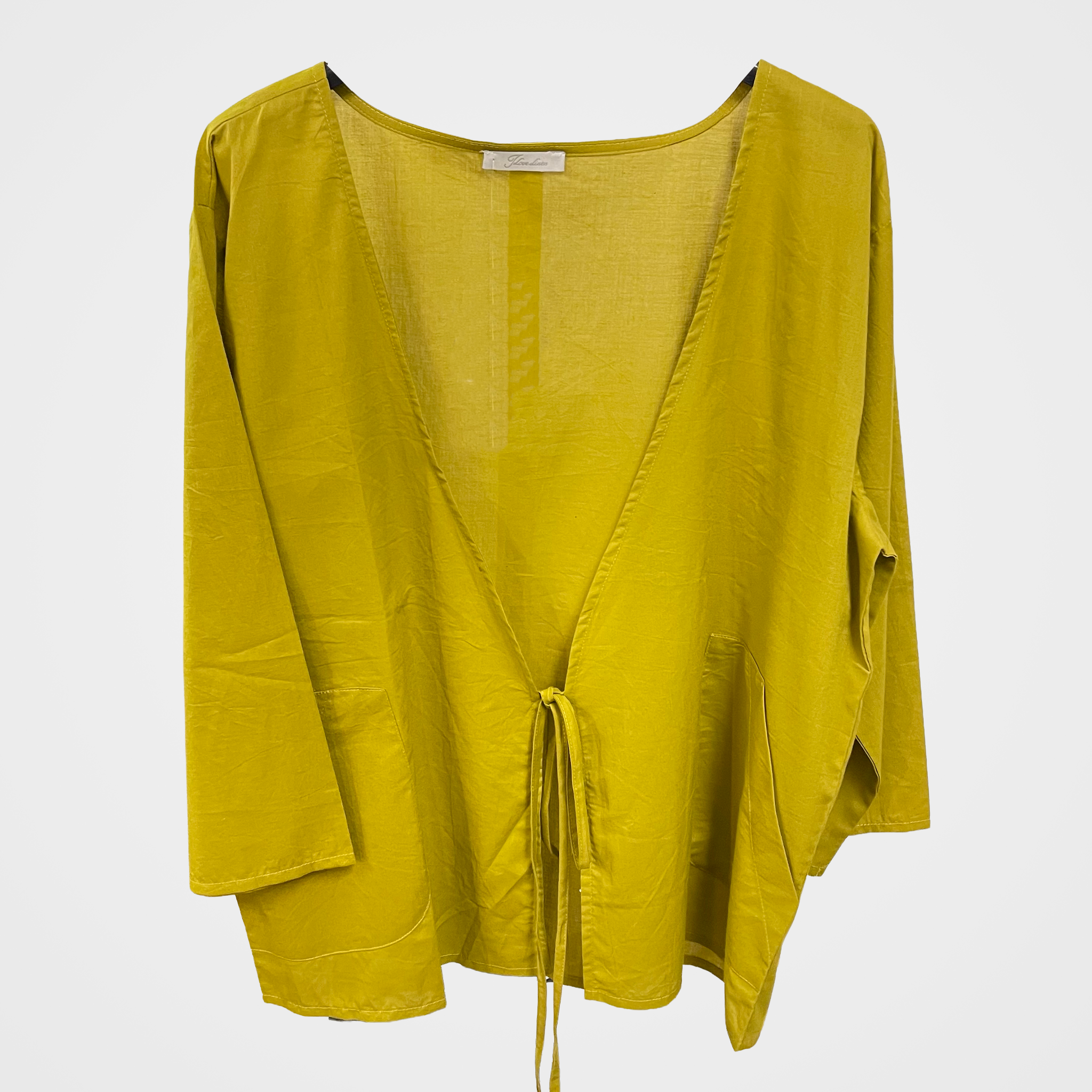 Cotton Tie-Front Vest Cardigan in Two Colors | $40 Each