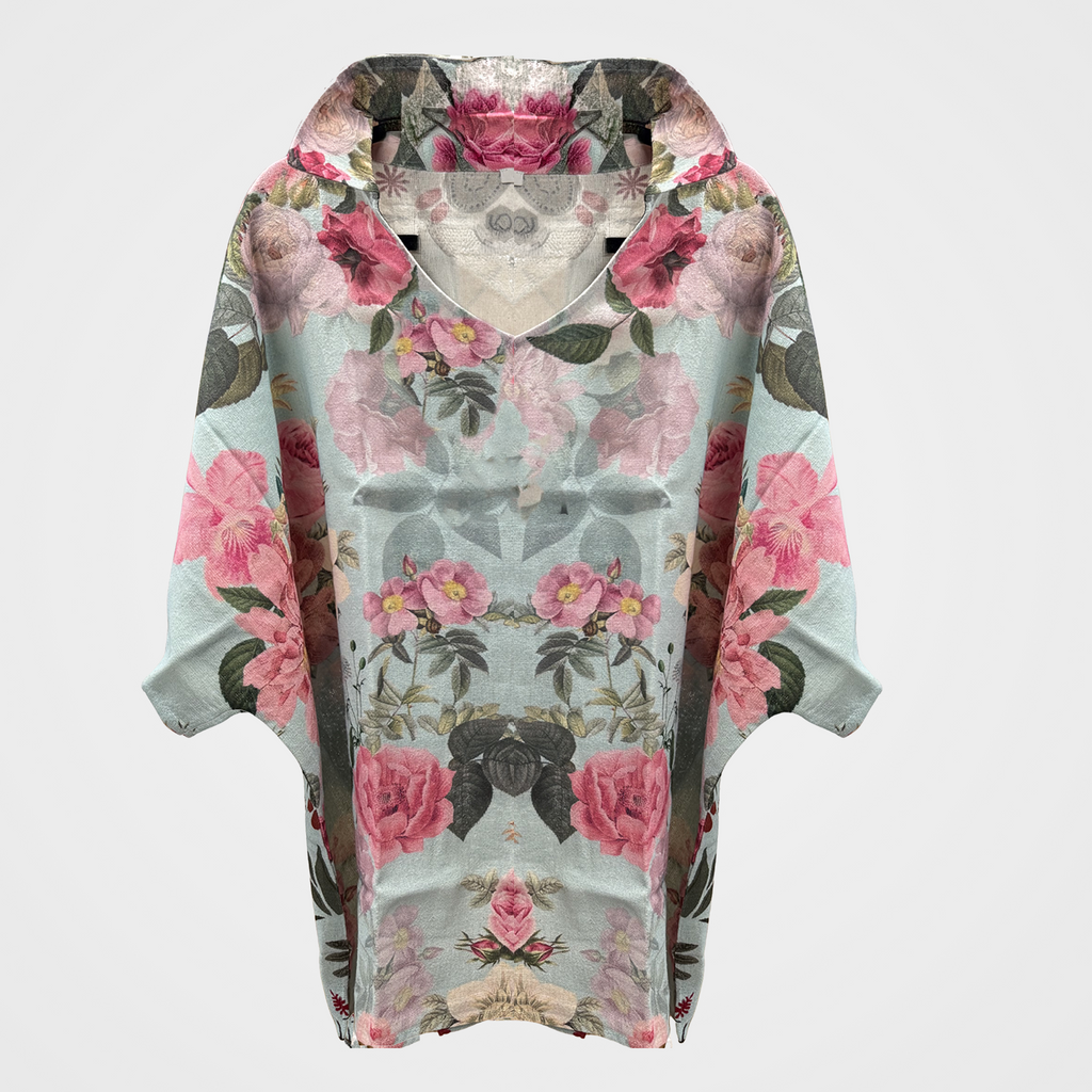 Collared Blouse with Front/Back Designs
