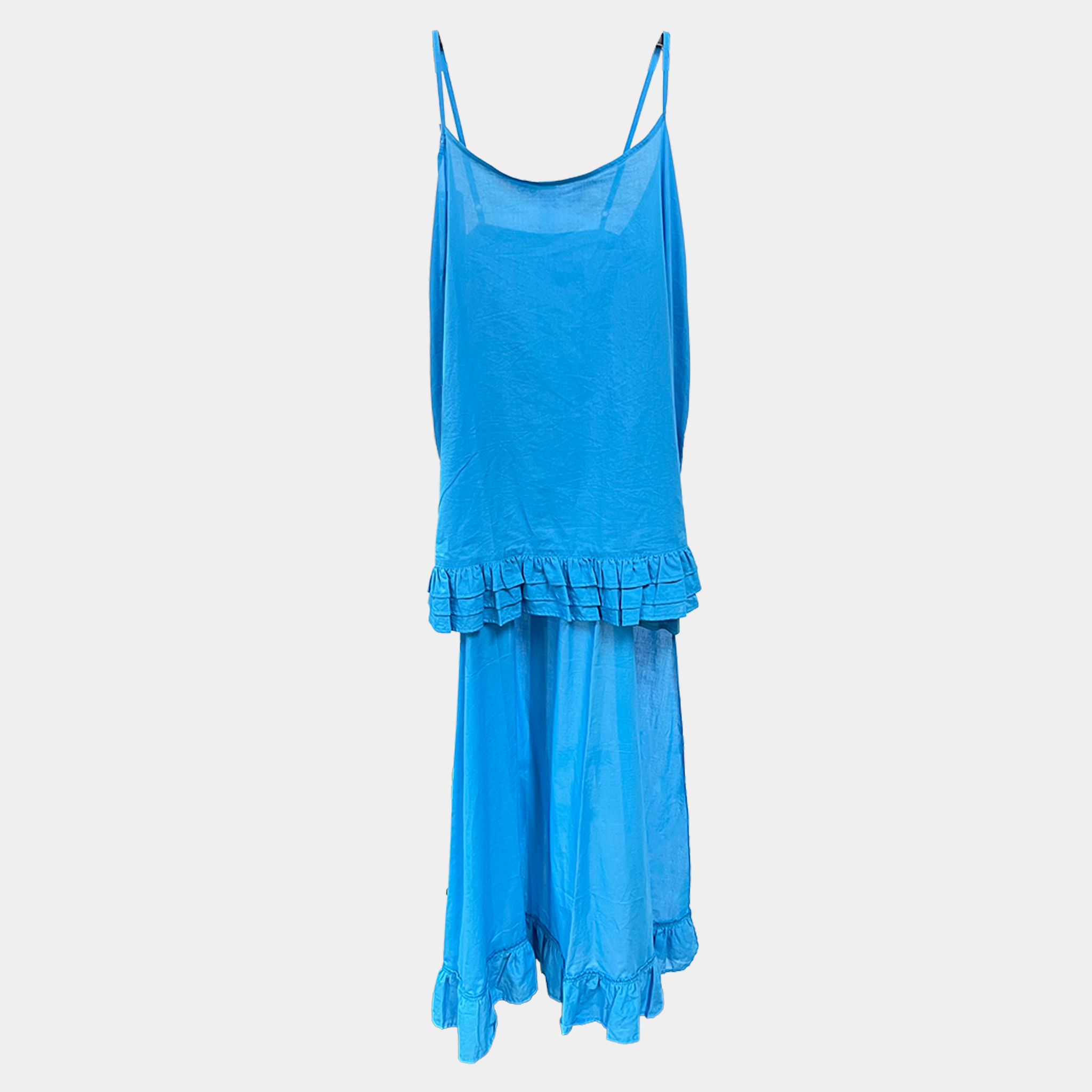 Ruffle Hi-Lo in Four Colors | $39 Each