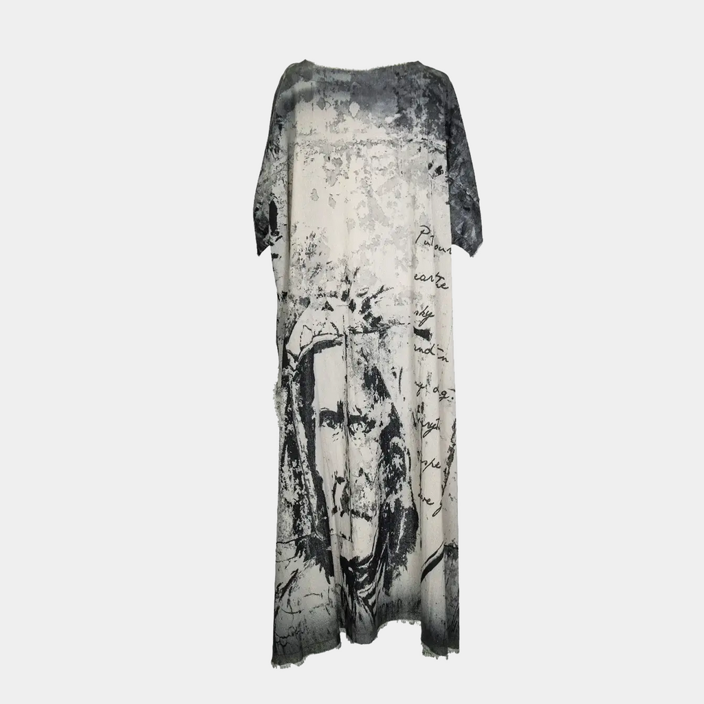 Hi-Lo Tunic with Zia Patch (Front) Chief Joseph Print (Back)