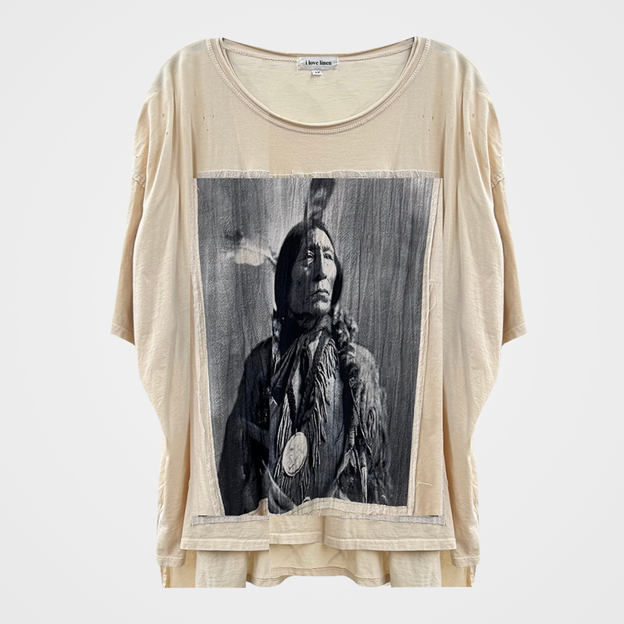 Native American Patchwork Tee