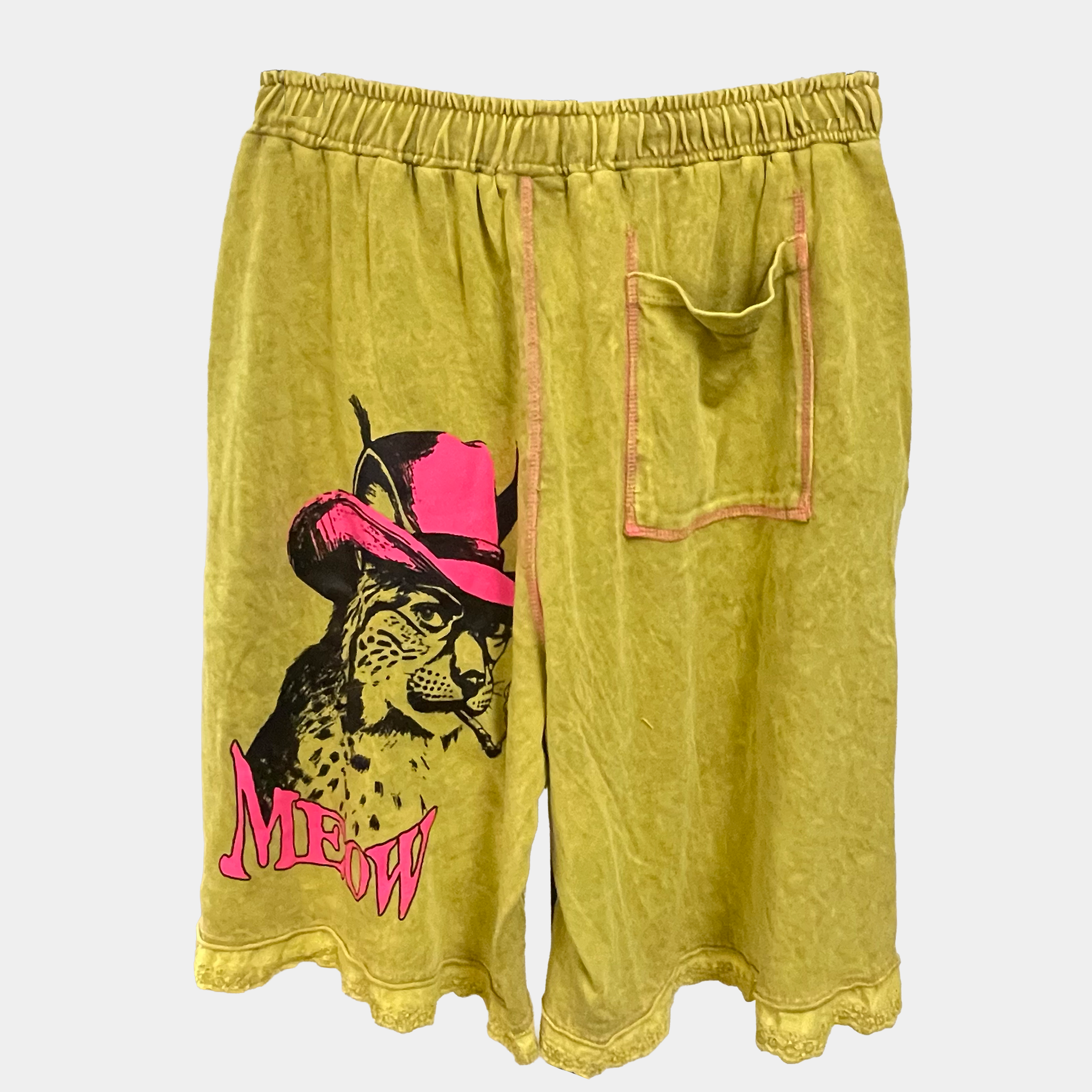 Jogger Shorts with Spirit Dragon & Cat's Meow | $44 Each