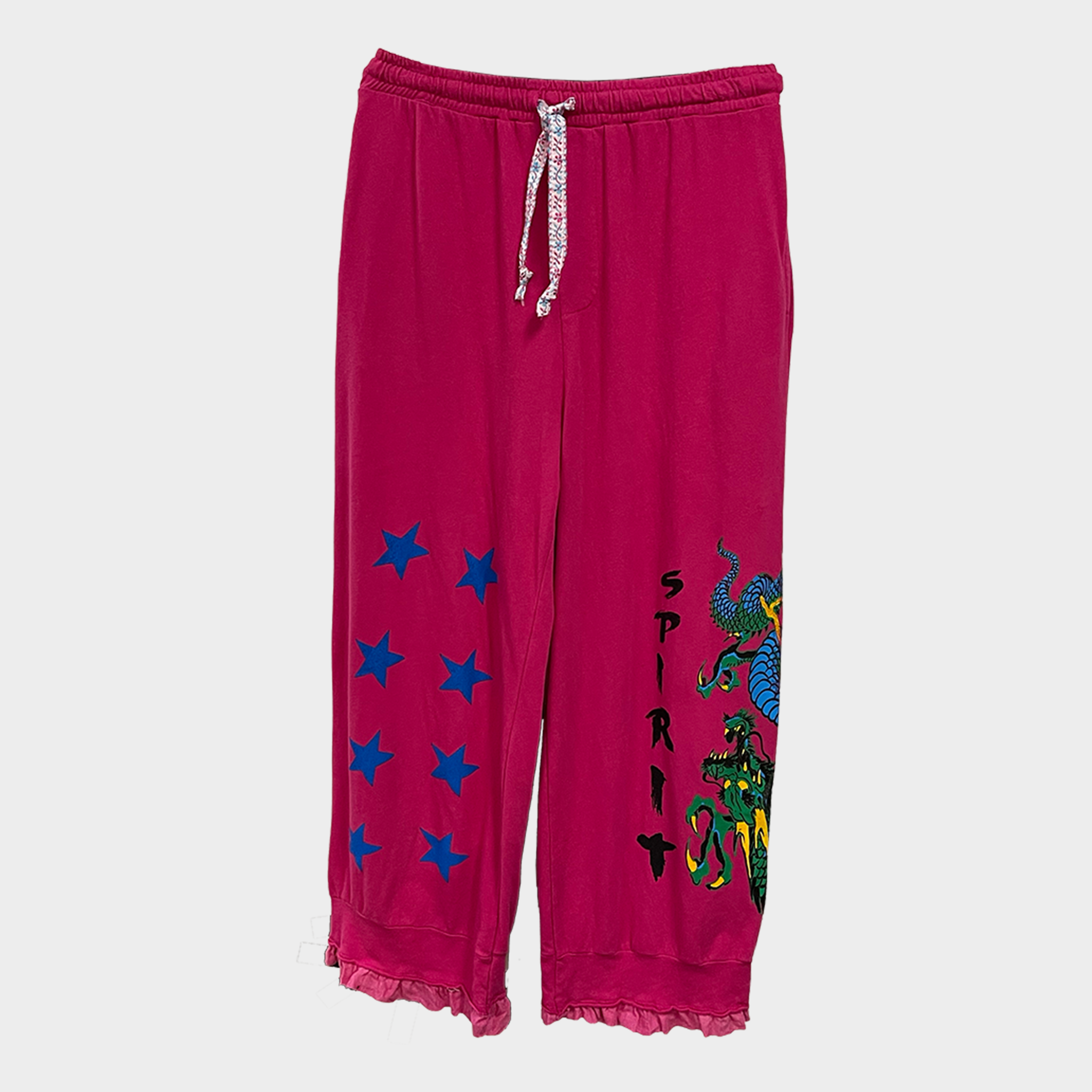 Joggers with Stars & Spirit Dragon Print | $54 Each