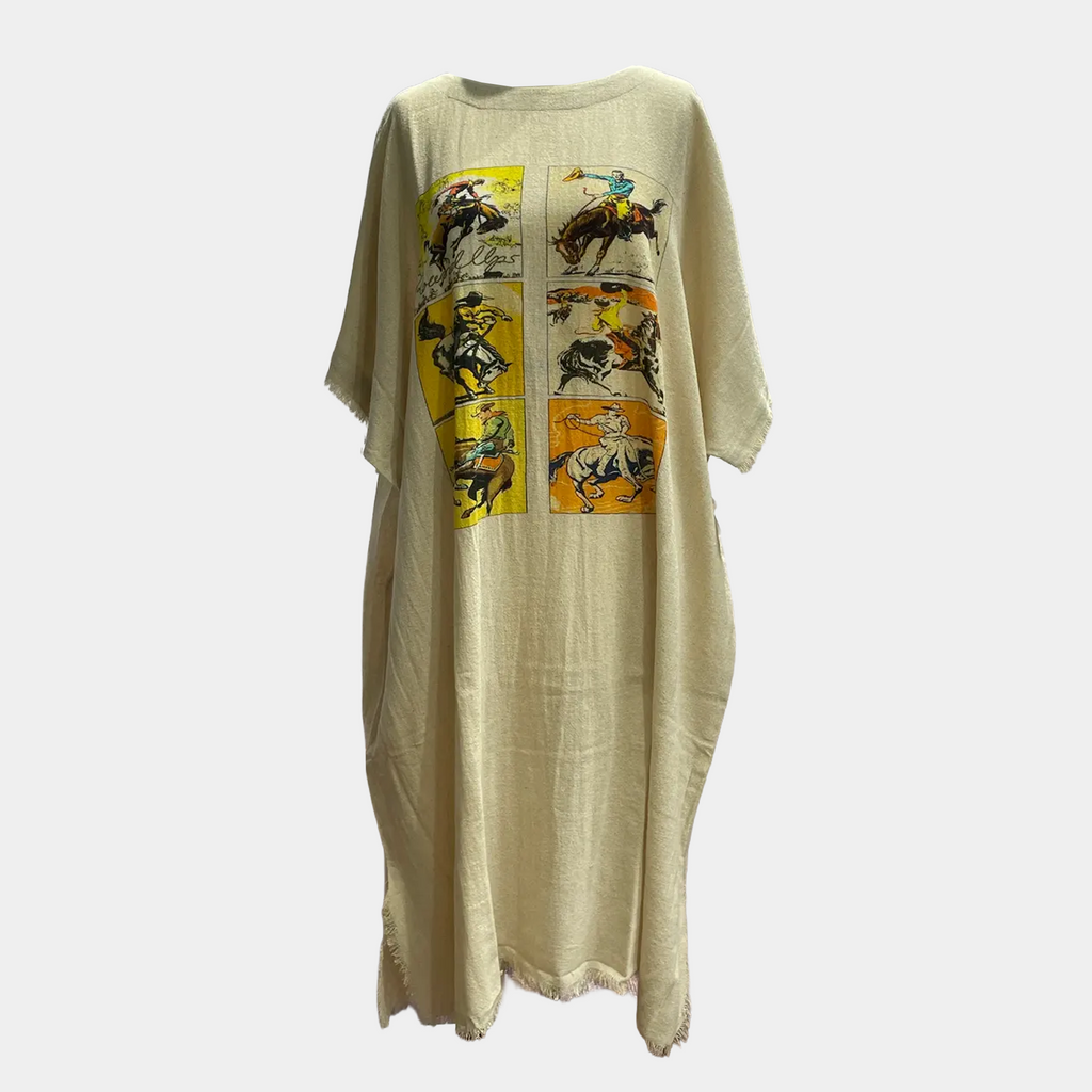 Kaftan with Rodeo Graphic