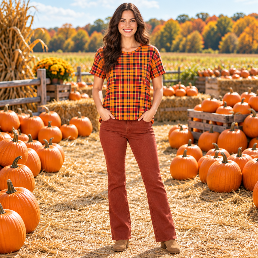 Tee with Fall & Halloween Themed Prints — Four Options!