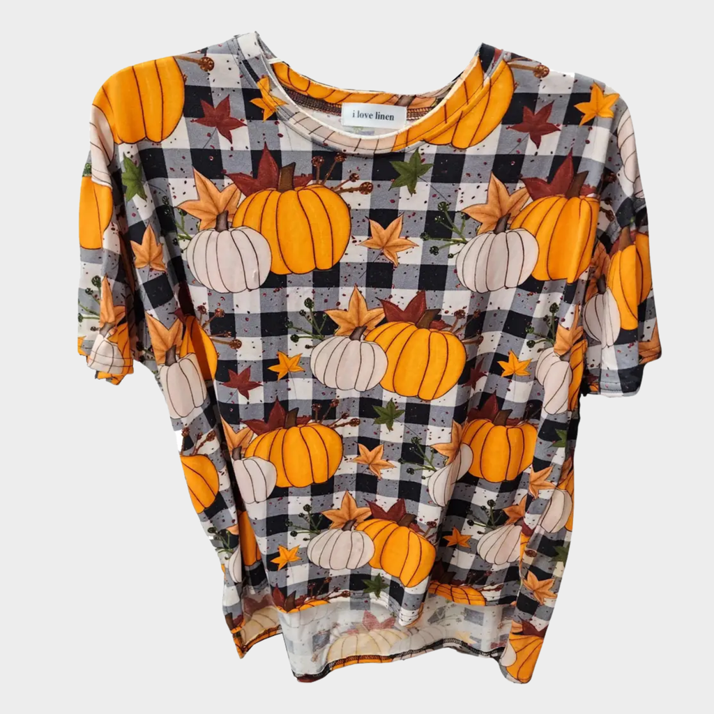 Tee with Fall & Halloween Themed Prints — Four Options!