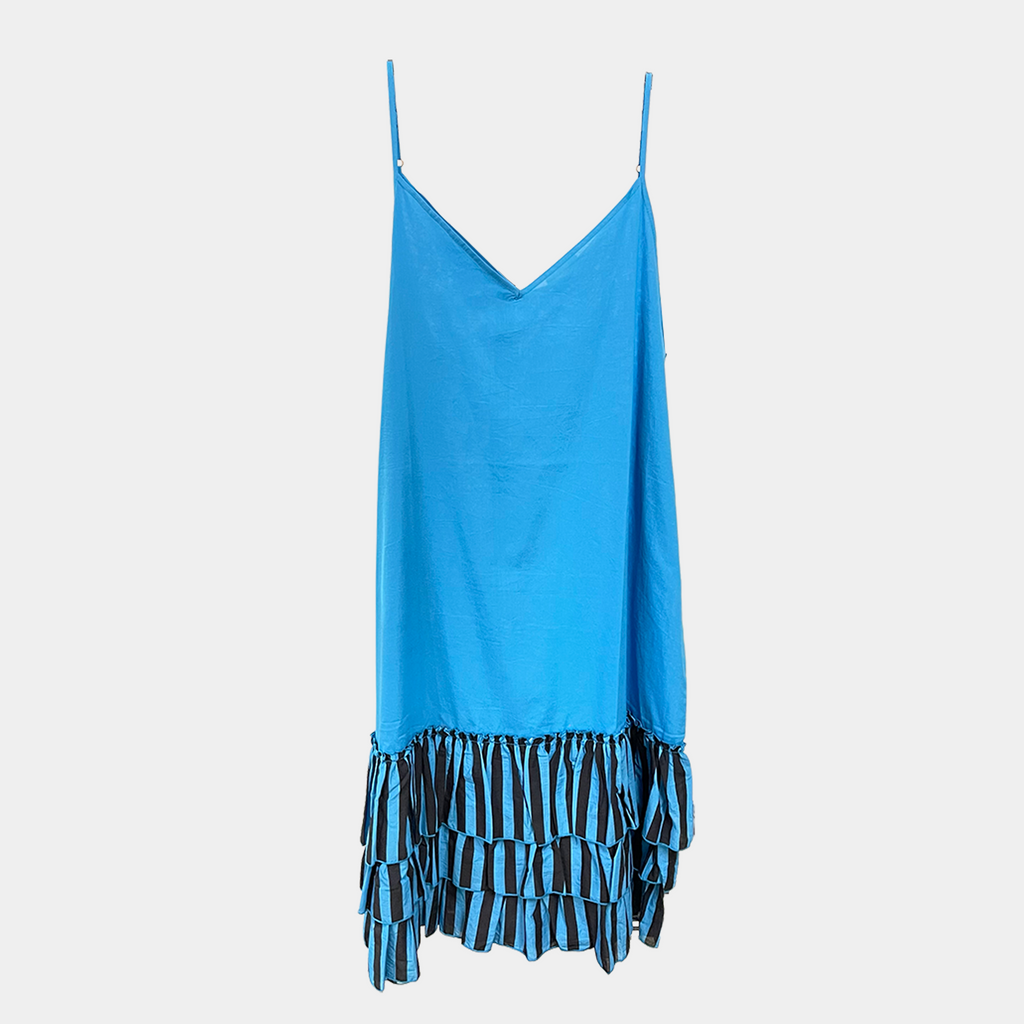 Ruffle Dress with Stripes in Four Colors | $42 Each