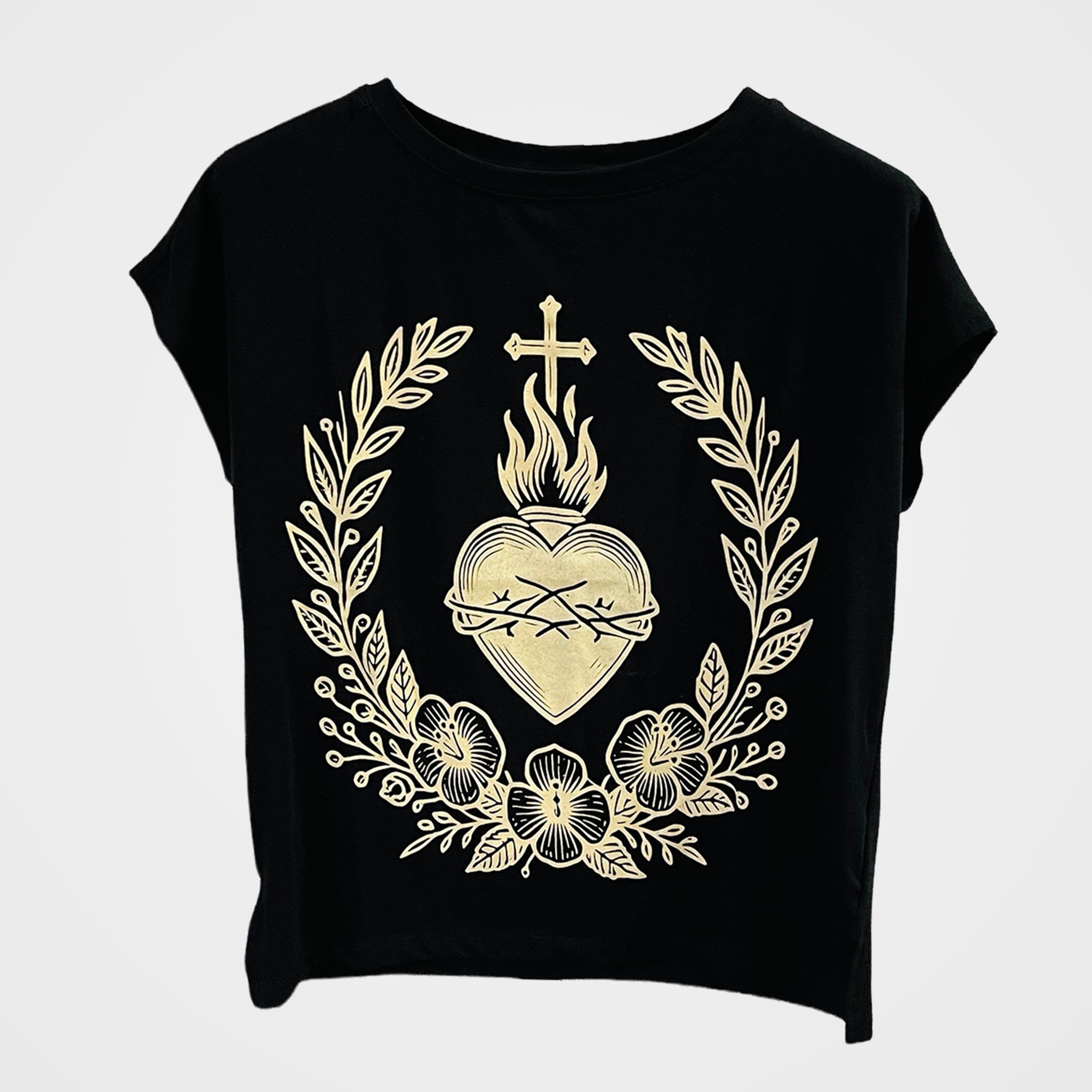Sacred Heart Tee in Black | $29 Each