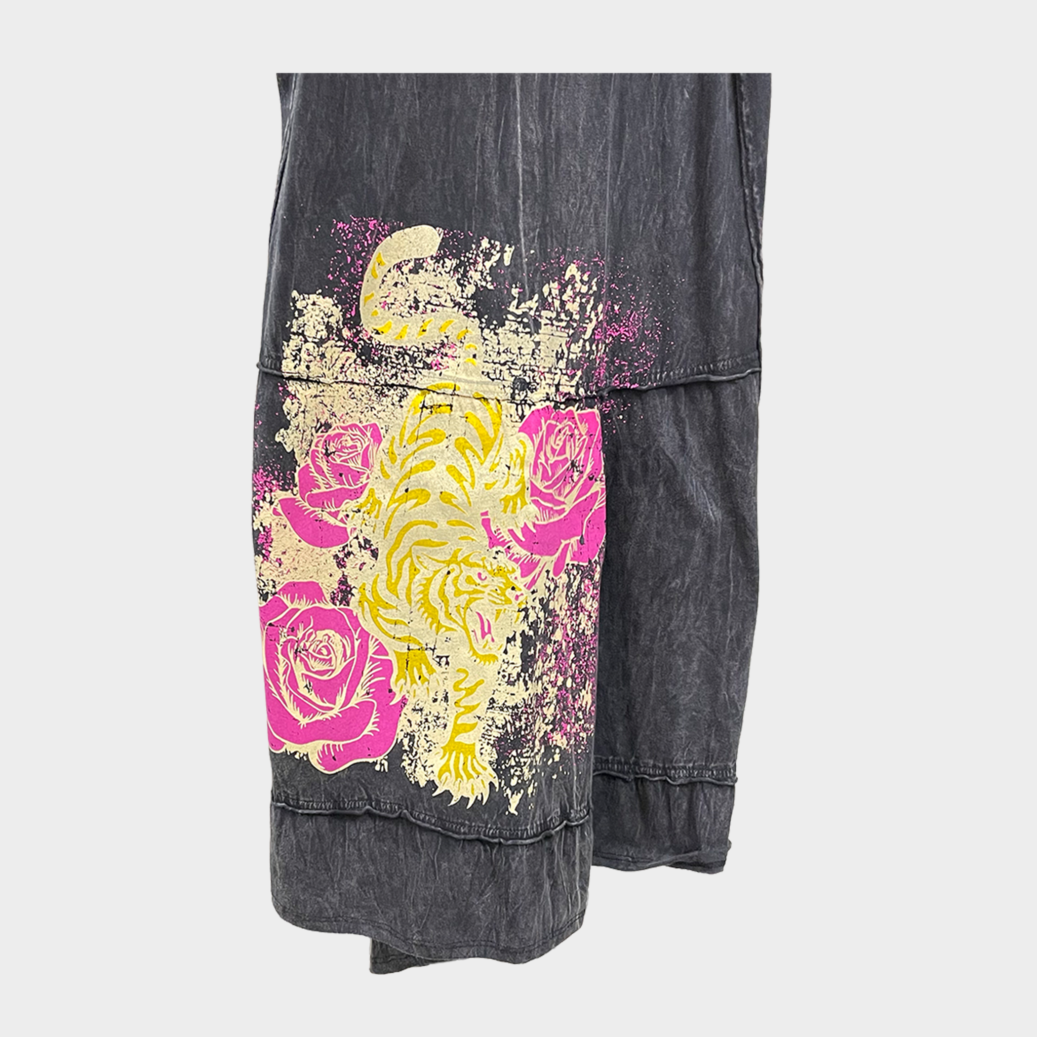 Mineral Wash Tiger & Rose Wide-Leg Pants | $42 Each