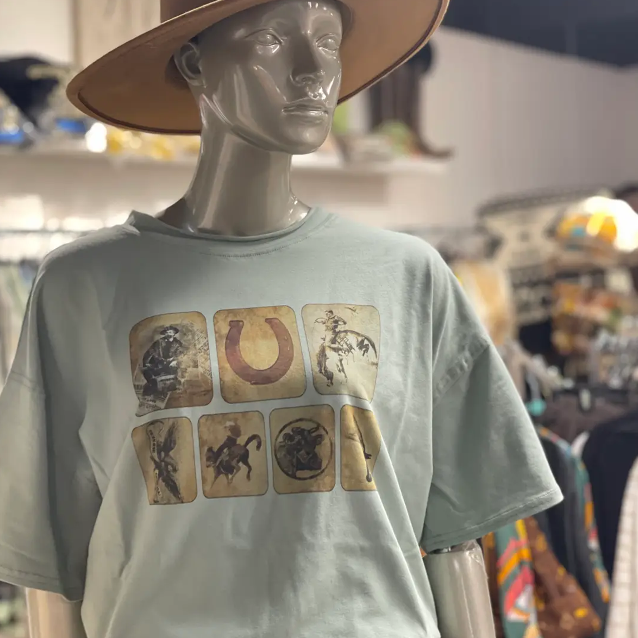 Rodeo Grid Tee