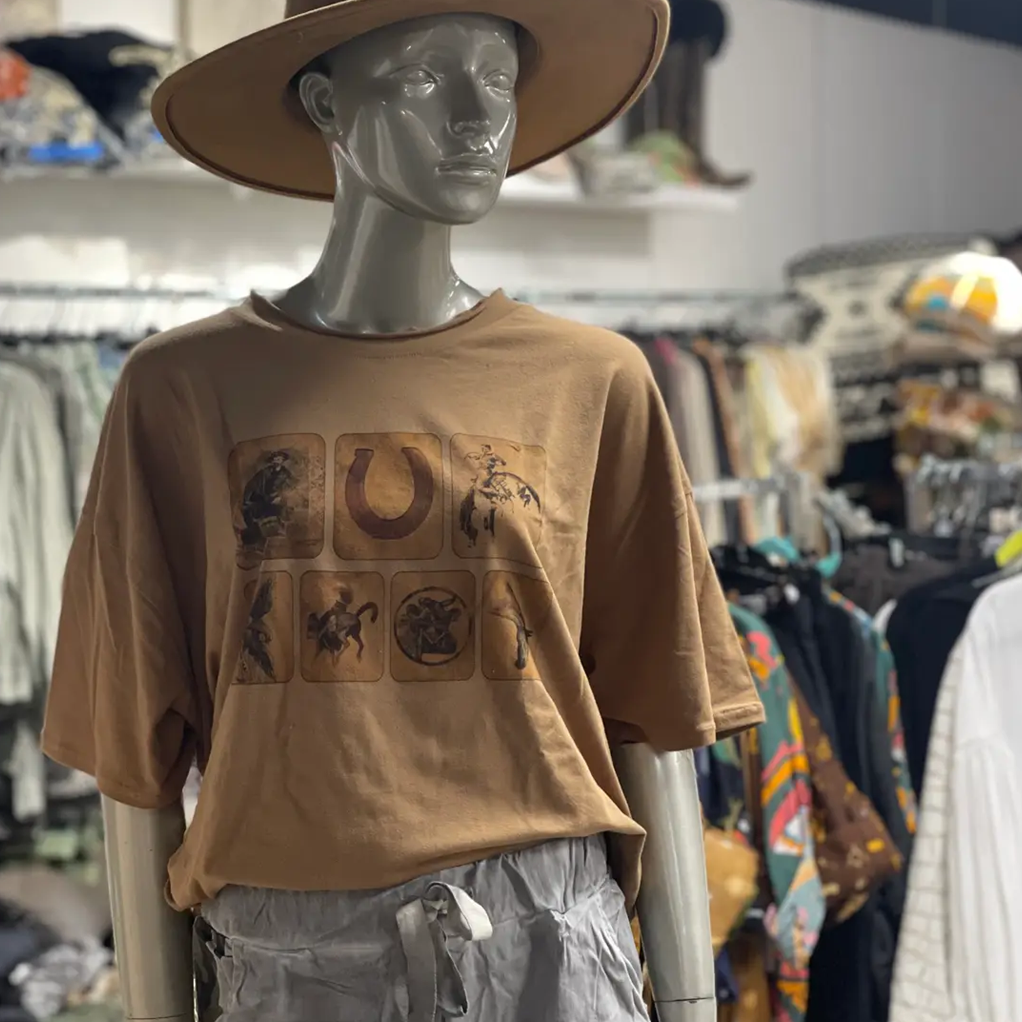 Rodeo Grid Tee