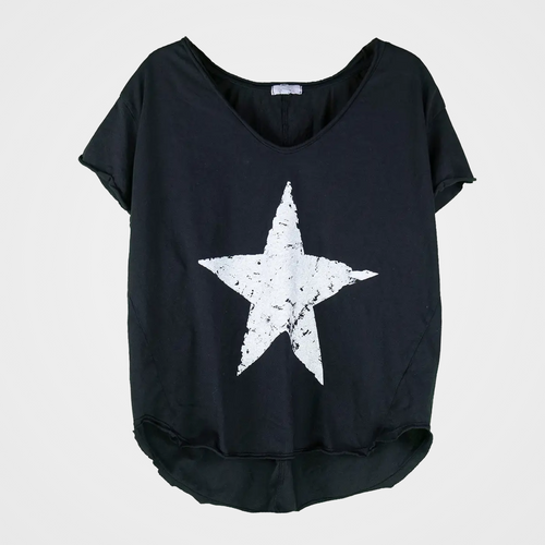 Distressed Star Vintage Tee